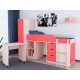 Низьке ліжко-горище KidsBunkBed K-0032 дуб сонома білий 2056х832х1070 см Низьке ліжко-горище KidsBunkBed K-0032 дуб сонома білий 2056х832х1070 см