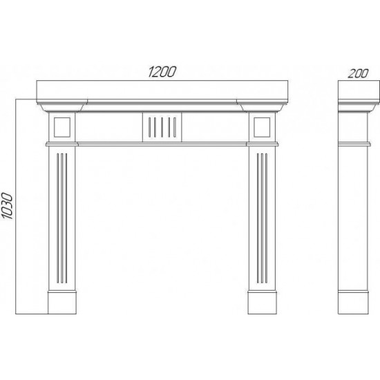 Декоративный фальш-камин Aristocrat Decor FN014 Декоративный фальш-камин Aristocrat Decor FN014