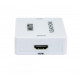 Перехідник з VGA на HDMI зі звуком MiNi VGA2HDMI Білий (VS7004213) Перехідник з VGA на HDMI зі звуком MiNi VGA2HDMI Білий (VS7004213)