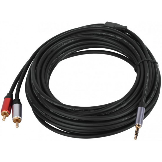 Кабель Ultra 3.5 мм - 2хRCA 10 м (UC103-1000)