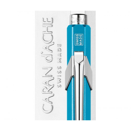 Ручка Caran d'Ache 849 Metal-X блакитна Ручка Caran d'Ache 849 Metal-X блакитна