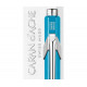 Ручка Caran d'Ache 849 Metal-X блакитна Ручка Caran d'Ache 849 Metal-X блакитна