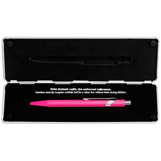 Ручка Caran d'Ache 849 Pop Line Fluo пурпурова + бокс Ручка Caran d'Ache 849 Pop Line Fluo пурпурова + бокс