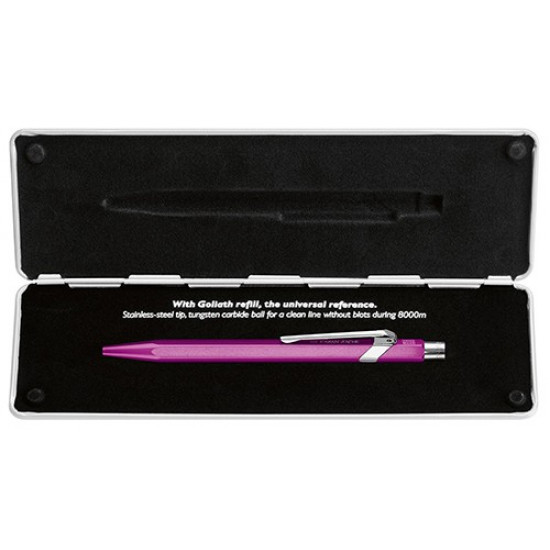 Ручка Caran d'Ache 849 Metal-X фіолетова + бокс Ручка Caran d'Ache 849 Metal-X фіолетова + бокс