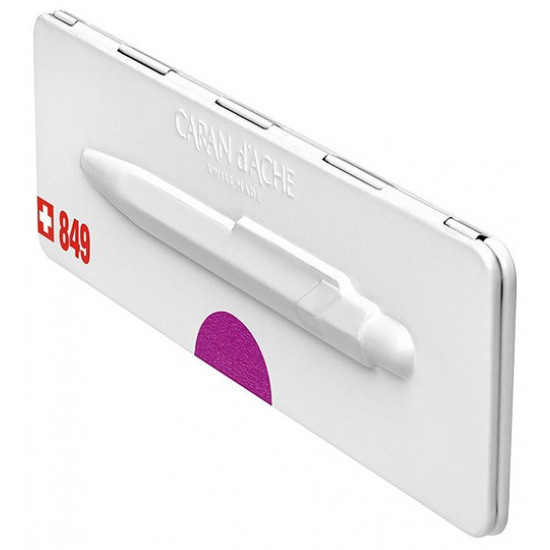 Ручка Caran d'Ache 849 Metal-X фіолетова + бокс Ручка Caran d'Ache 849 Metal-X фіолетова + бокс