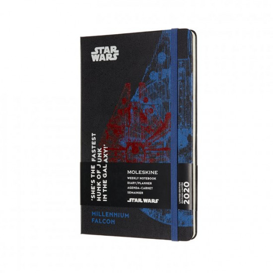 Щотижневик Moleskine 2020 Star Wars середній / Чорний (8053853600233) Щотижневик Moleskine 2020 Star Wars середній / Чорний (8053853600233)