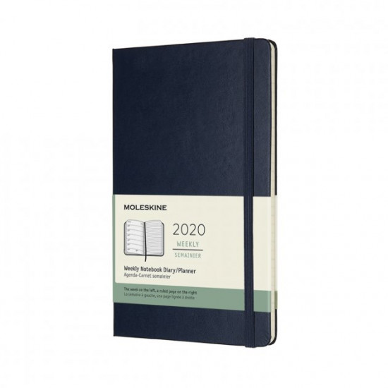 Щотижневик Moleskine 2020 середній / Сапфір (8058647628905) Щотижневик Moleskine 2020 середній / Сапфір (8058647628905)