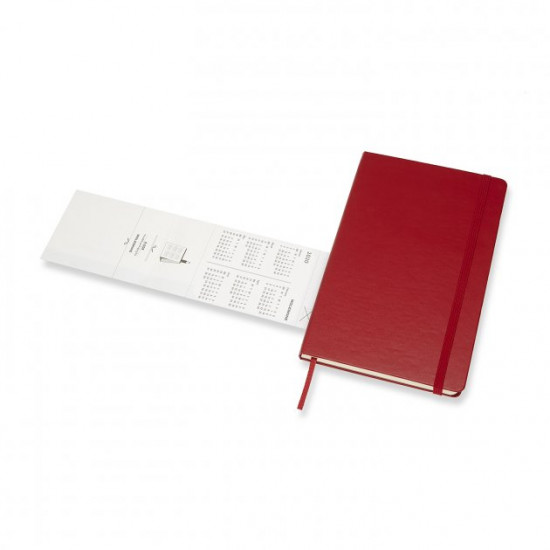 Щотижневик Moleskine Горизонтальний 2020 середній / Червоний (8058647629292) Щотижневик Moleskine Горизонтальний 2020 середній / Червоний (8058647629292)