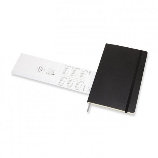 Щотижневик Moleskine 2020 середній / Чорний М’який (8058647628929) Щотижневик Moleskine 2020 середній / Чорний М’який (8058647628929)