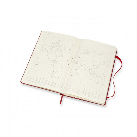 Щотижневик Moleskine Горизонтальний 2020 середній / Червоний (8058647629292) Щотижневик Moleskine Горизонтальний 2020 середній / Червоний (8058647629292)