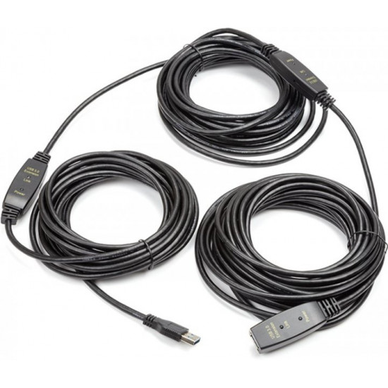 Активний подовжувач PowerPlant USB 3.0 AM-AF, 20 м (CA912865)