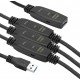 Активний подовжувач PowerPlant USB 3.0 AM-AF, 30 м (CA912872) Активний подовжувач PowerPlant USB 3.0 AM-AF, 30 м (CA912872)
