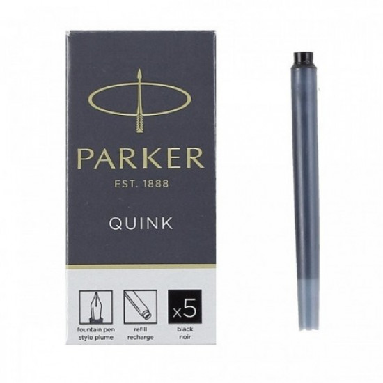 Картриджі Parker Quink 5шт чорні 11 410BK Картриджі Parker Quink 5шт чорні 11 410BK