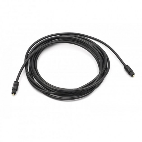 Аудіо кабель PowerPlant Optical Toslink 3 м, Black Аудіо кабель PowerPlant Optical Toslink 3 м, Black