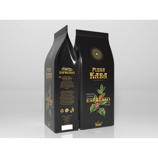 Кава в зернах Рідна Кава Espresso 3 кг. Кава в зернах Рідна Кава Espresso 3 кг.