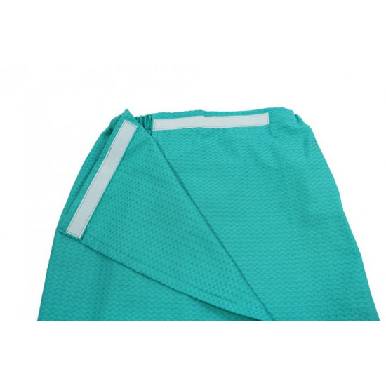 Вафельное парео-килт женское Luxyart 160х75 см (fit0007994) Изумрудный Вафельное парео-килт женское Luxyart 160х75 см (fit0007994) Изумрудный