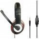 Наушники с микрофоном Gembird MHS-03-BKRD Наушники с микрофоном Gembird MHS-03-BKRD
