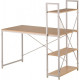Стіл зі стелажем Special4You CROSS 1200 х 600 х 1210 мм Beige (E6224)