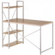 Стіл зі стелажем Special4You CROSS 1200 х 600 х 1210 мм Beige (E6224)