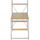 Стіл зі стелажем Special4You CROSS 1200 х 600 х 1210 мм Beige (E6224)