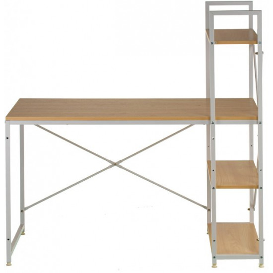 Стіл зі стелажем Special4You CROSS 1200 х 600 х 1210 мм Beige (E6224)