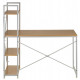 Стіл зі стелажем Special4You CROSS 1200 х 600 х 1210 мм Beige (E6224)