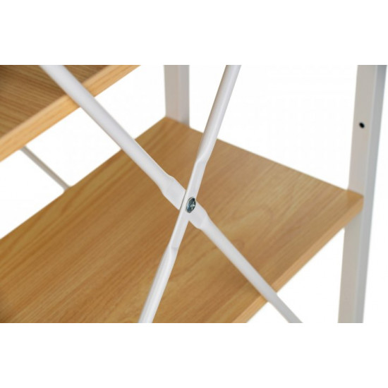 Стіл зі стелажем Special4You CROSS 1200 х 600 х 1210 мм Beige (E6224)