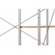 Стіл зі стелажем Special4You CROSS 1200 х 600 х 1210 мм Beige (E6224)