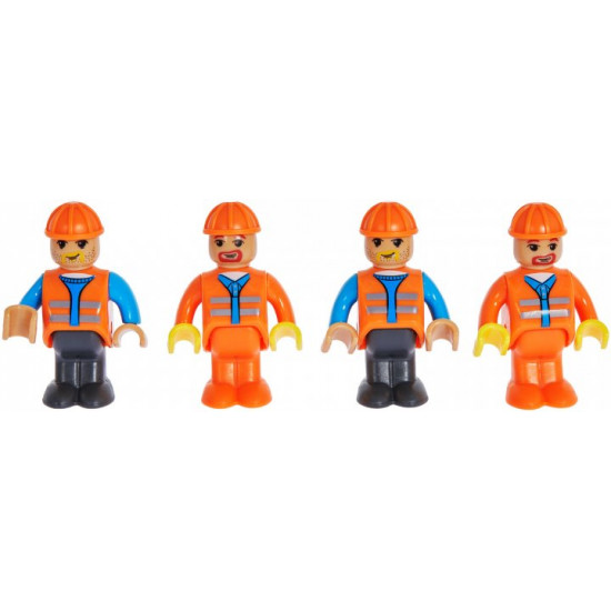 Конструктор ZIPP Toys Поїзд DPK32 з рейками жовтий (5320100) Конструктор ZIPP Toys Поїзд DPK32 з рейками жовтий (5320100)
