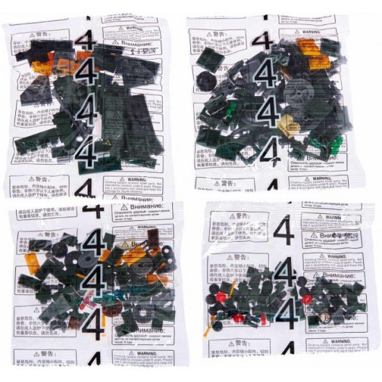 Конструктор ZIPP Toys Потяг DF2159 із рейками зелений (5320101)