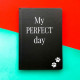 Блокнот с котом Хвост и Усы Diary My perfect day недатированный русский язык Черный Блокнот с котом Хвост и Усы Diary My perfect day недатированный русский язык Черный