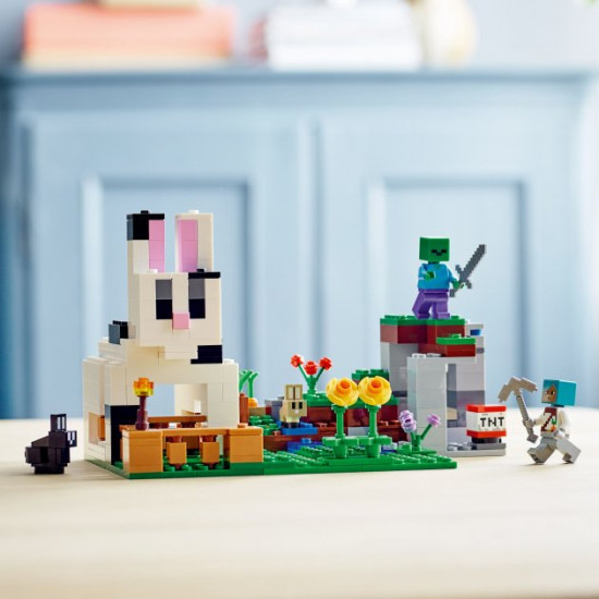 Конструктор LEGO Minecraft Кроліче Ранчо 340 деталей (21181) Конструктор LEGO Minecraft Кроліче Ранчо 340 деталей (21181)