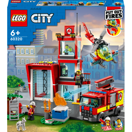 Конструктор LEGO City Пожежне депо 540 деталей (60320) Конструктор LEGO City Пожежне депо 540 деталей (60320)