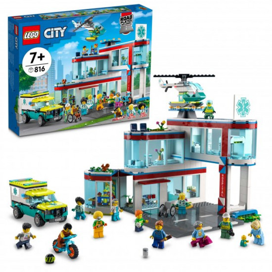 Конструктор LEGO City Лікарня 816 деталей (60330)