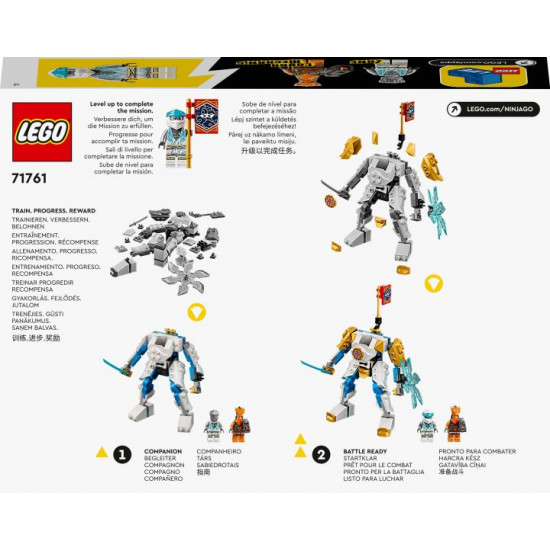 Конструктор LEGO NINJAGO Потужний дракон Зейна EVO 95 деталей (71761)