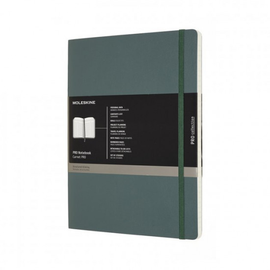 Записник Недатований Moleskine PRO великий / Лісовий зелений М'який (8058647620848) Записник Недатований Moleskine PRO великий / Лісовий зелений М'який (8058647620848)