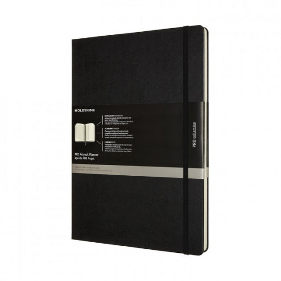 Планувальник проєктів Moleskine PRO А4 / Чорний (8056420851380) Планувальник проєктів Moleskine PRO А4 / Чорний (8056420851380)