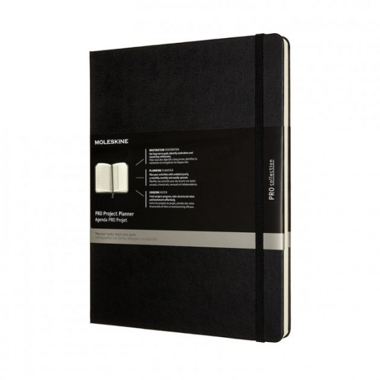 Планувальник проєктів Moleskine PRO великий / Чорний (8056420851373) Планувальник проєктів Moleskine PRO великий / Чорний (8056420851373)