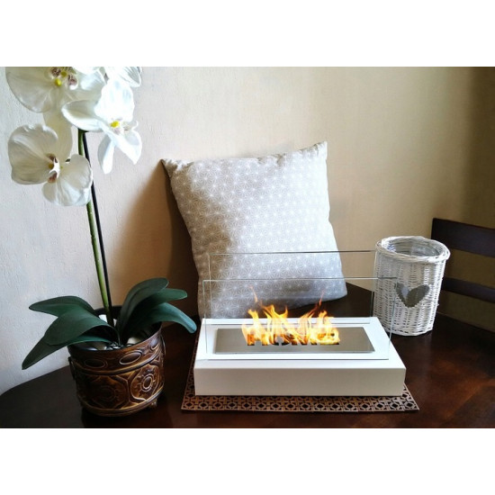 Биокамин настольный Fire Comfort HOME Белый Биокамин настольный Fire Comfort HOME Белый