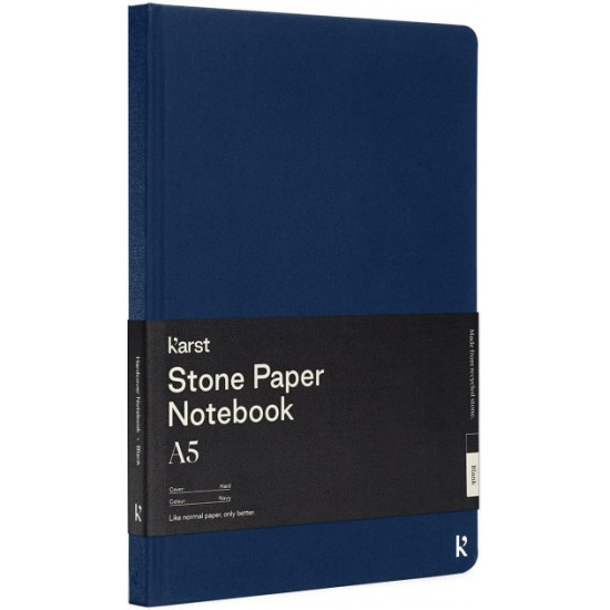 Блокнот Karst Notebook A5 144 сторінки в лінію Темно-синій (754169026899) Блокнот Karst Notebook A5 144 сторінки в лінію Темно-синій (754169026899)