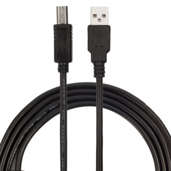Кабель ProfCable12-300 USB-A 2.0 - USB-B, 3 м (для принтера) Кабель ProfCable12-300 USB-A 2.0 - USB-B, 3 м (для принтера)