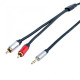 Кабель ProfCable1-1000 3.5mm Stereo Plug to 2×RCA Plugs, 10 м Кабель ProfCable1-1000 3.5mm Stereo Plug to 2×RCA Plugs, 10 м