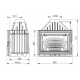 Камінна топка UNIFLAM 700 LUX із шибером Камінна топка UNIFLAM 700 LUX із шибером