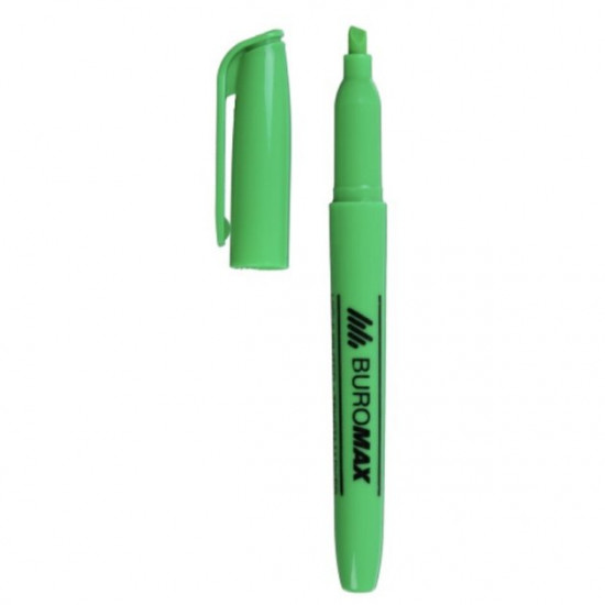 Маркер текстовий Buromax Jobmax 2-4 мм зелений (BM.8903-04) Маркер текстовий Buromax Jobmax 2-4 мм зелений (BM.8903-04)