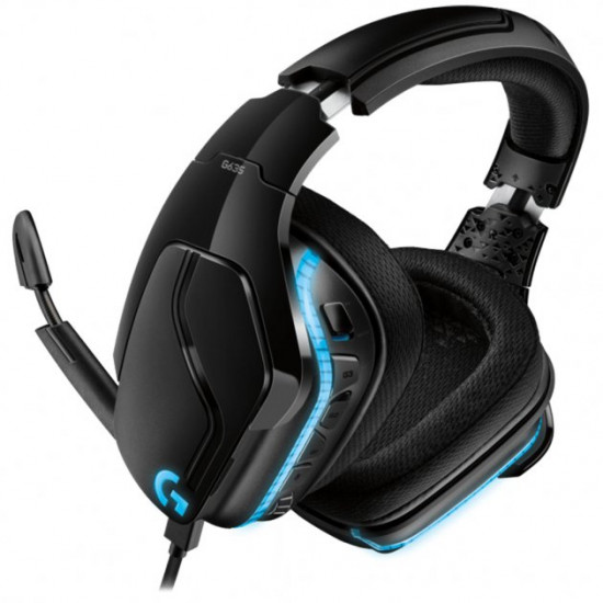 Комп'ютерна гарнітура Logitech G635 Wired Gaming Headset USB (981-000750) Black [64403]