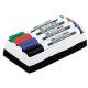Маркер Buromax JOBMAX Board, SET*4шт+губка (BM.8800-84). 57703 Маркер Buromax JOBMAX Board, SET*4шт+губка (BM.8800-84). 57703