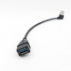 Кабель адаптер кутовий XLY USB 3.0 AF/AM, 22 см (1UP902) Кабель адаптер кутовий XLY USB 3.0 AF/AM, 22 см (1UP902)