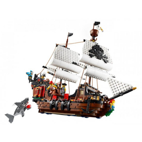 Конструктор LEGO Creator Піратський корабель 1262 деталі (31109)
