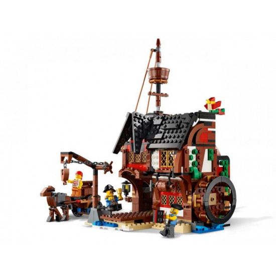 Конструктор LEGO Creator Піратський корабель 1262 деталі (31109)