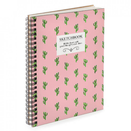 Блокнот Sketchbook Кактуси на рожевому А5 (BDP_EX001) Блокнот Sketchbook Кактуси на рожевому А5 (BDP_EX001)